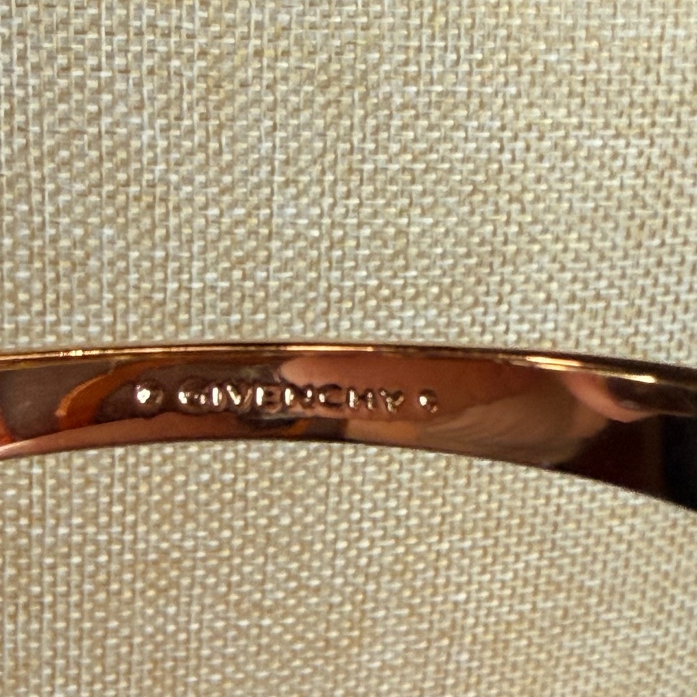 Vintage Givenchy Gold Bracelet with Brilliant Clear and Pink Rhinestones - Picture 7 of 8